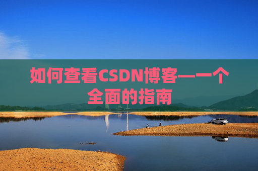 如何查看CSDN博客—一个全面的指南